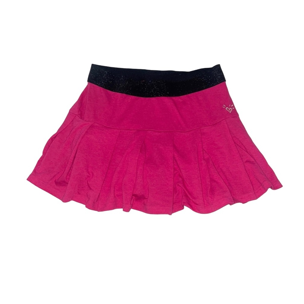 hot pink justice mini skirt